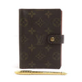 Louis Vuitton Ballpoint Pen Set Notebook Cover Monogram Agenda PM