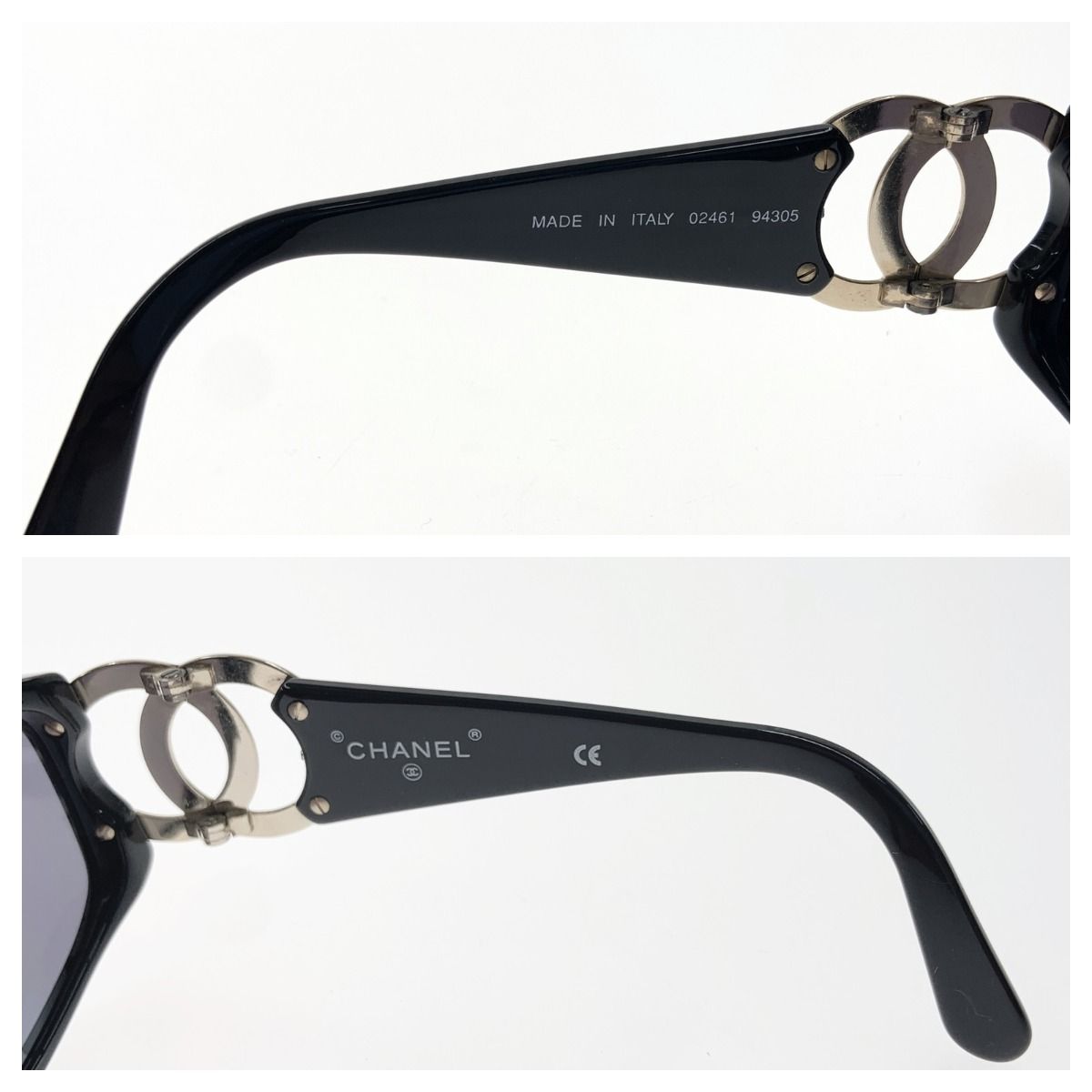 Chanel Coco Mark Sunglasses 02461 94305 Gold Black — view 5