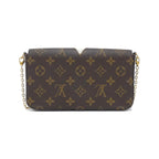 Louis Vuitton Monogram Pochette Felicie Shoulder Bag Brown Marron — view 2