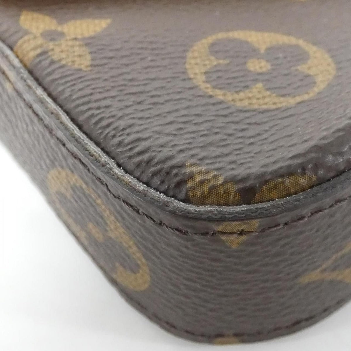 Louis Vuitton Monogram Pochette Felicie Shoulder Bag Brown Marron — view 3