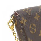 Louis Vuitton Monogram Pochette Felicie Shoulder Bag Brown Marron — view 7