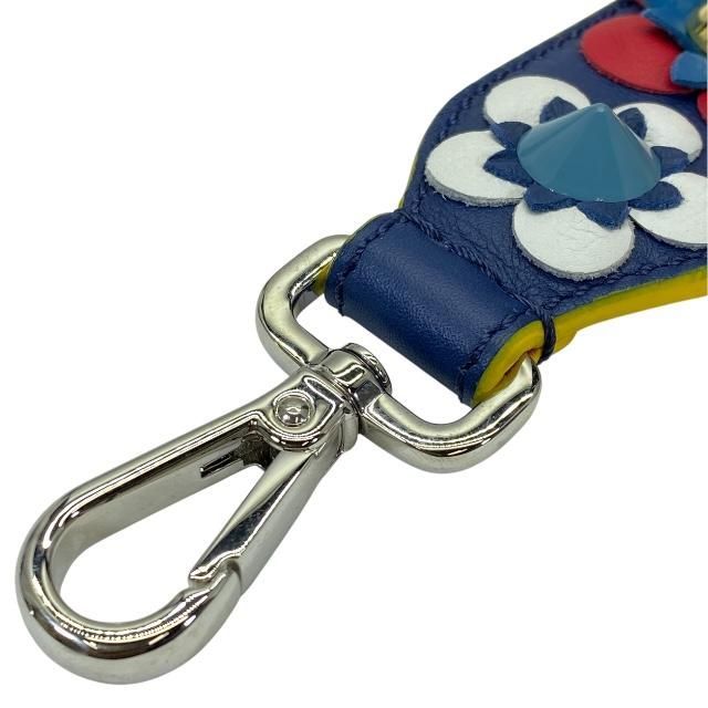 Fendi Strap You Long Shoulder Accessories For Bags Flower Leather Studded — view 4