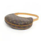 Louis Vuitton Monogram Pochette Croissant Shoulder Bag Brown Marron — view 2