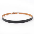 Hermes Pop 15 Veau Epsom Silver Belt Black 75 Box Storage — view 4
