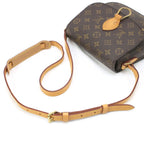 Louis Vuitton Shoulder Bag Monogram Saint-Cloud Cracks in the Folds Inside — view 4