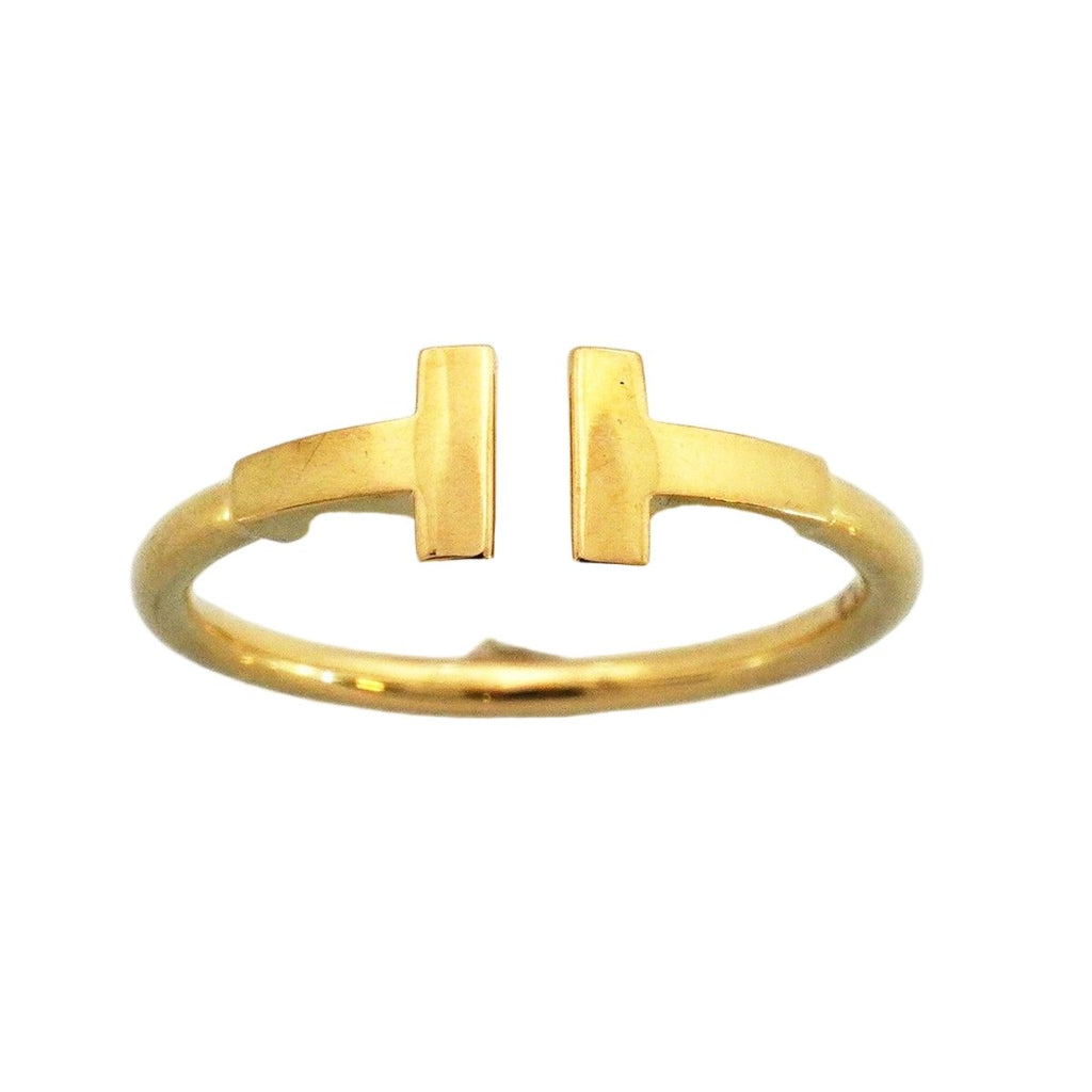 Tiffany & Co Ring T Wire 18k Yellow Gold — view 2
