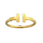 Tiffany & Co Ring T Wire 18k Yellow Gold — view 2