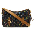 Louis Vuitton Monogram Multicolor Lodge GM Shoulder Bag Crossbody Noir Black
