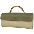 Loewe Velazquez Handbag Leather Ivory Light Green