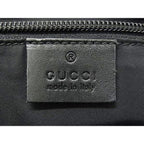 Gucci Shoulder Bag Sherry Line Messenger Black Techno Canvas Leather — view 6