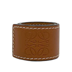 Loewe Bracelet Brown Anagram Leather
