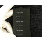 Prada 100% Wool Scarf Dark Gray Az5307 — view 6