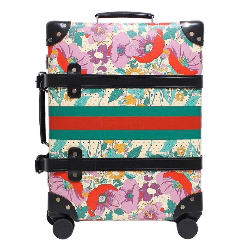 Gucci Globe Trotter Collaboration Floral Suitcase Travel