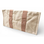 Hermes Tote Bora Cabas Doplage GM Palladium Canvas Beige — view 8