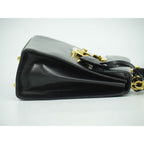 Gucci Lady Lock 2-Way Shoulder Bag Handbag Pochette Leather Black — view 3