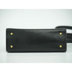 Gucci Lady Lock 2-Way Shoulder Bag Handbag Pochette Leather Black — view 4
