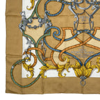 Hermes Scarf Silk Carre 90 L'instrvction du Roy Imperial Studies Beige — view 4