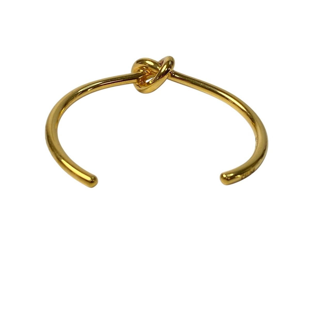 Celine Knot Extra Thin Bracelet Gold Finish Brass — view 2