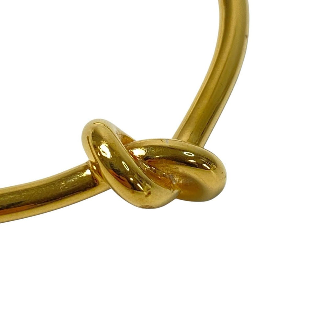 Celine Knot Extra Thin Bracelet Gold Finish Brass — view 5