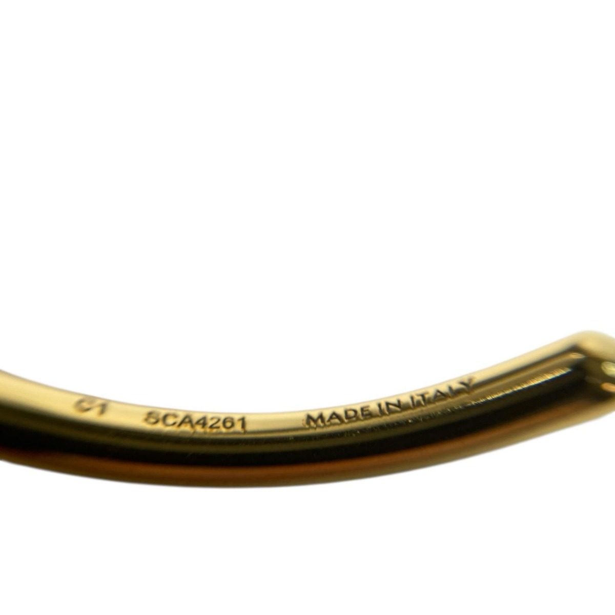 Celine Knot Extra Thin Bracelet Gold Finish Brass — view 7