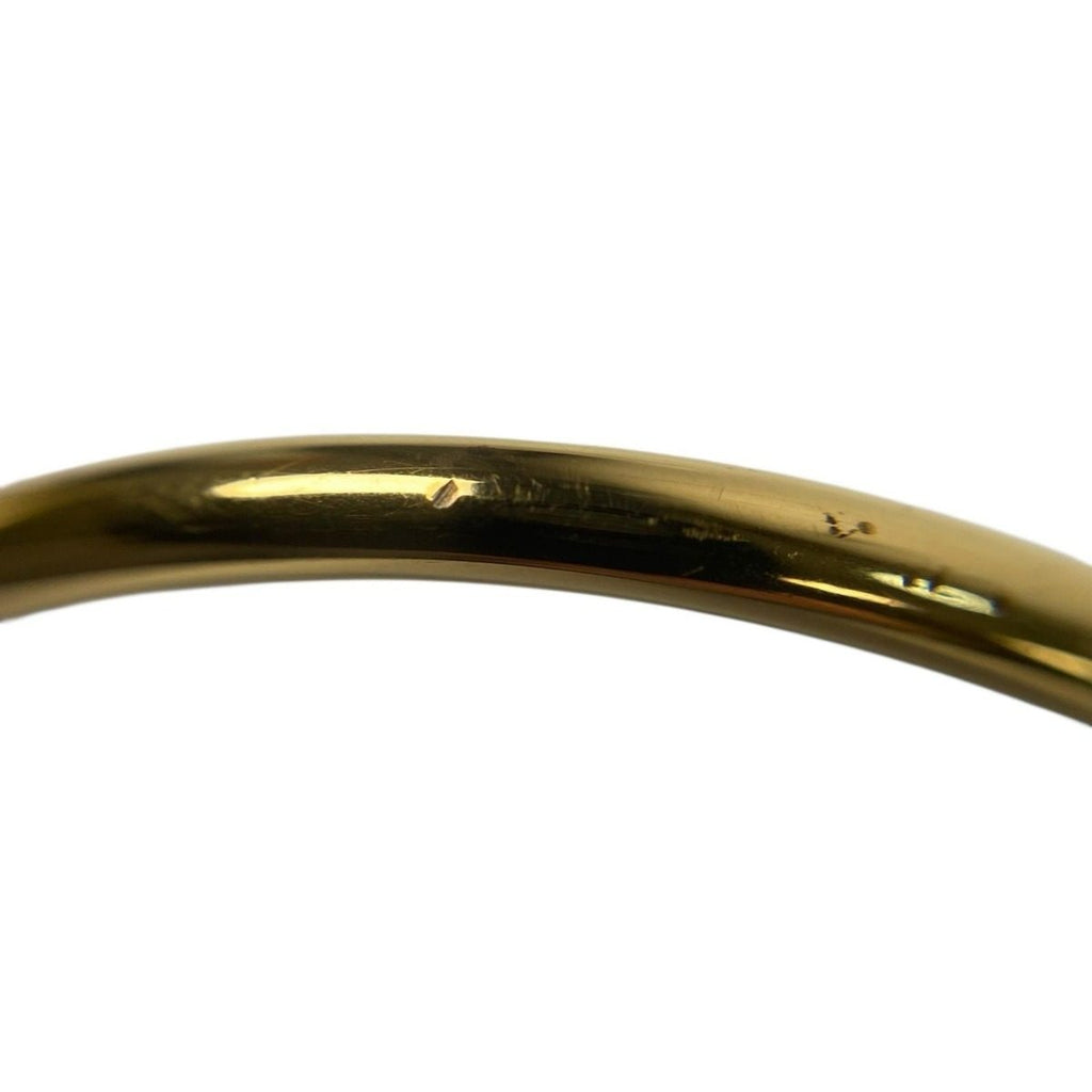 Celine Knot Extra Thin Bracelet Gold Finish Brass — view 8