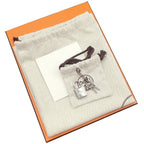 Hermes Handbag Picotin Lock PM Taurillon Clemence Orange Field Silver Hardware — view 7