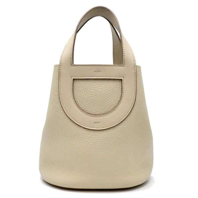 Hermes Bolide Beige Leather Handbag