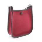 Hermes Shoulder Bag Neo Evelyne Tpm Ruby Blue the Leather Canvas — view 2