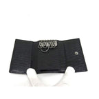 Gucci Key Case Interlocking G Black Leather 6-stack Super — view 4