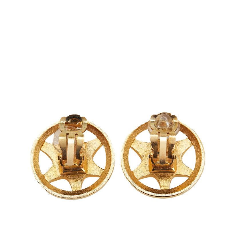 Chanel Vintage Coco Mark Star Gold Plated — view 3