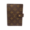 Louis Vuitton Agenda PM Monogram Brown Notebook Cover Gold