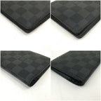 Louis Vuitton Damier Graphite Portefeuille Brother Black — view 3