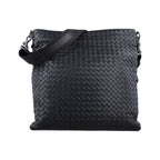Bottega Veneta Intrecciato Black Lambskin Tote