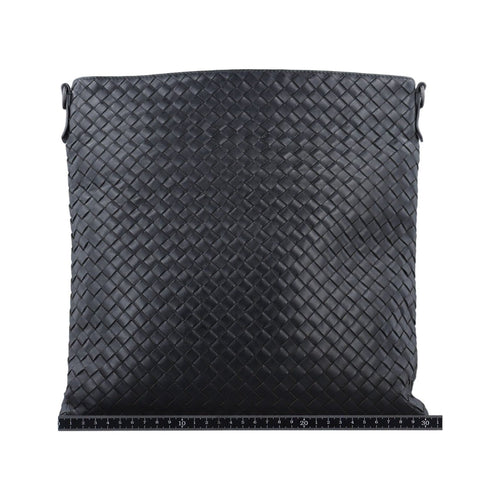 Bottega Veneta Intrecciato Black Lambskin Tote — view 2
