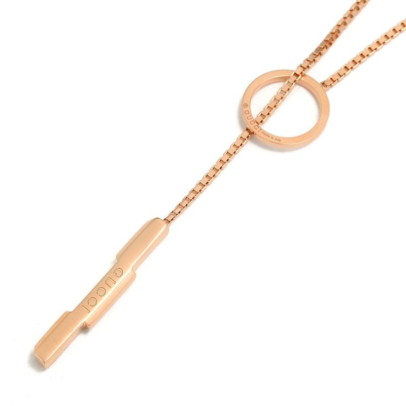 Gucci Necklace Link to Love Pink — view 2