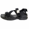 Fendi FF Logo Zucca Pattern Flo Sandals Shoes Flow Black Silver