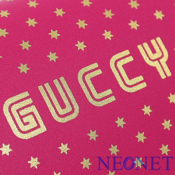 Gucci Guccy Sega Logo Leather Bifold Wallet Pink Box Bag — view 3