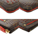 Louis Vuitton Pochette Platte Monogram Perfo Oranger Pouch 0280 — view 3