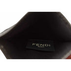 Fendi Card Case Business Holder Leather FF Baguette Motif Metallic — view 6