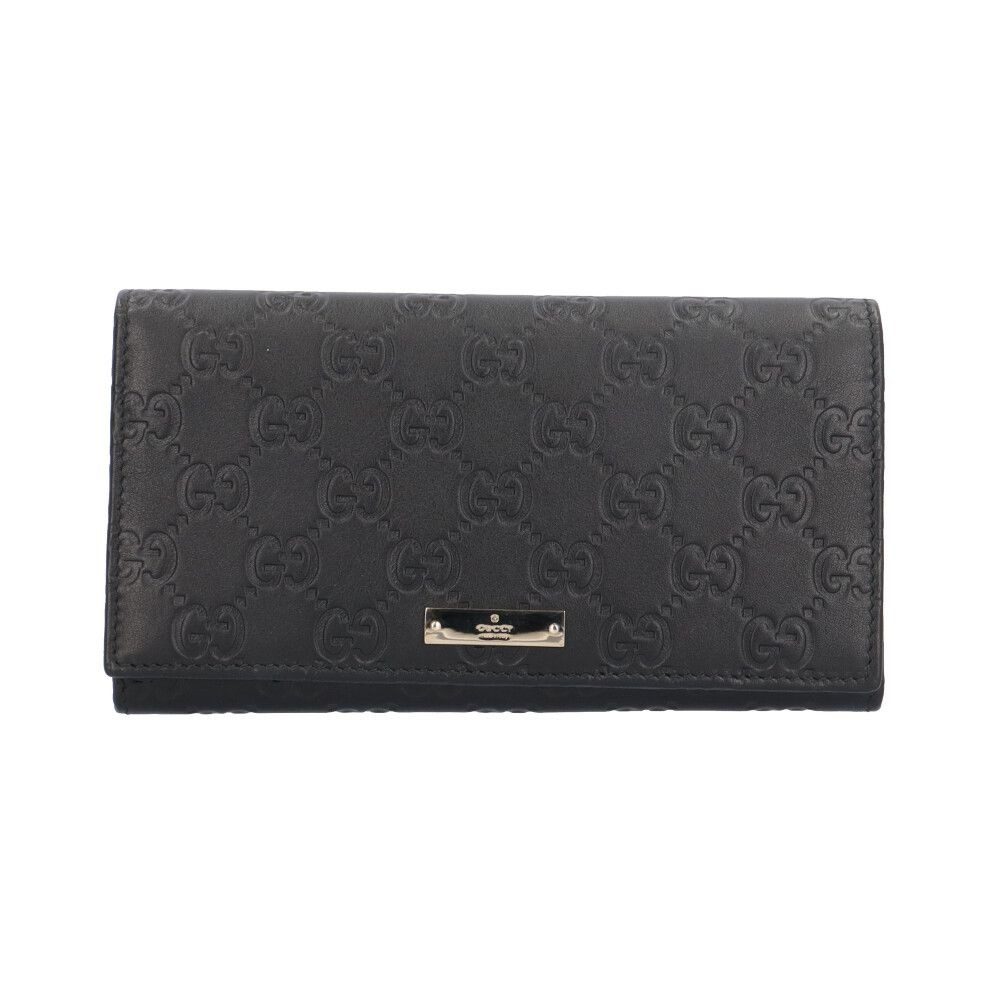 Gucci Guccissima Wallet Leather Wallets Gold