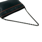 Chanel Vintage Lambskin Leather Chain Shoulder Bag Black — view 4
