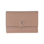 Louis Vuitton Portefeuille Capucines Compact Pink Silver Leather