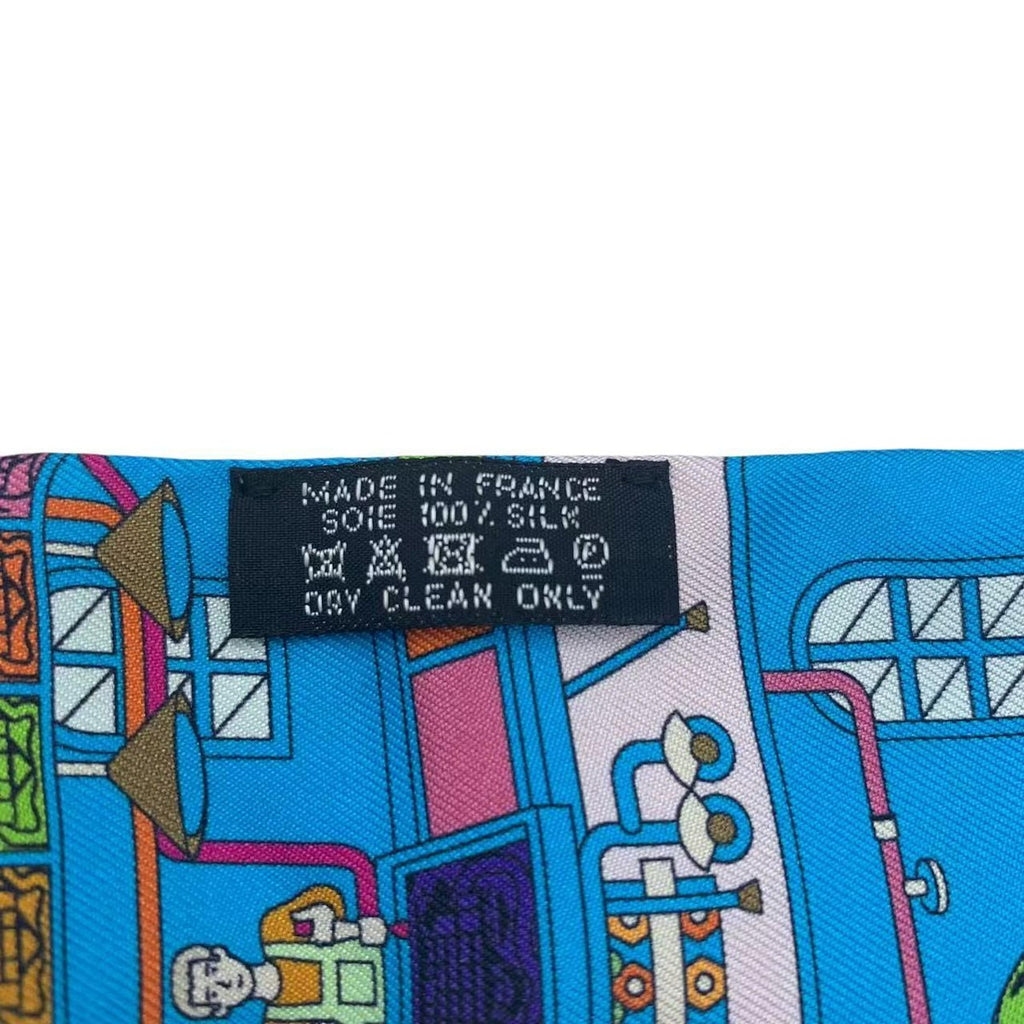 Hermes Twilly Silk Multicolor Blue — view 3