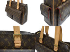 Louis Vuitton Multipli Cite Handbag Monogram Leather Gold — view 5