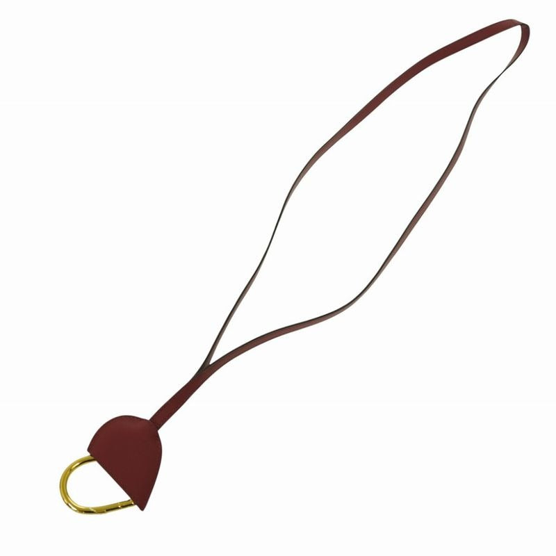 Hermes Eau Coeur Du Faubourg Swift Rouge Grenat Necklace Key Holder 1623