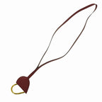 Hermes Eau Coeur Du Faubourg Swift Rouge Grenat Necklace Key Holder 1623