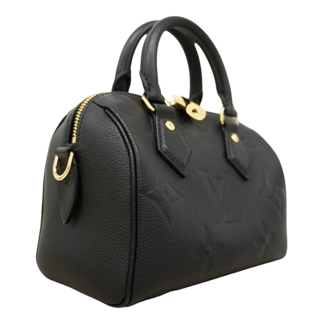 Louis Vuitton Handbag Monogram Empreinte Speedy Bandouliere 20 Noir 2-Way — view 2