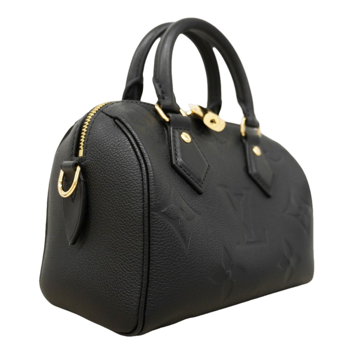 Louis Vuitton Handbag Monogram Empreinte Speedy Bandouliere 20 Noir 2-Way — view 2