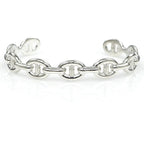 Hermes Bangle Chaine D'ancre Enchainee ST Silver Bracelet