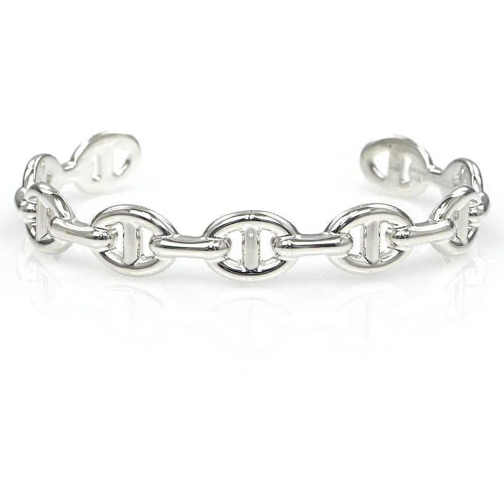 Hermes Bangle Chaine D'ancre Enchainee ST Silver Bracelet